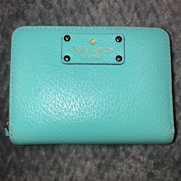 Kate Spade Teal Purse & Wallet - Picture 2 of 4